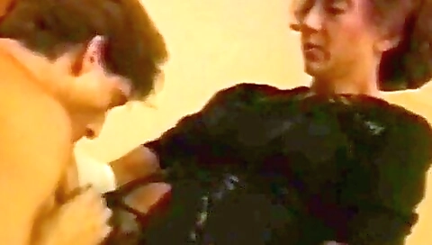 Horny teen gets fucked by her mature man in the bed